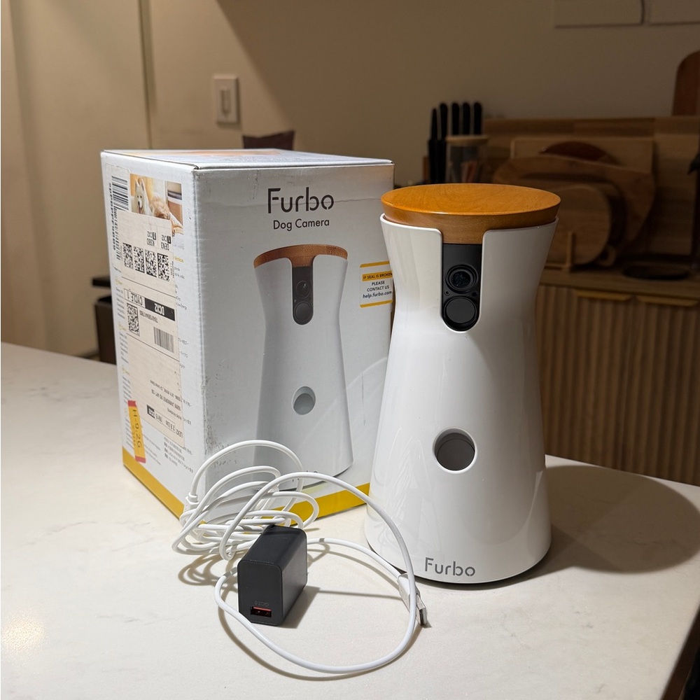 Furbo Dog Camera - White and Brown